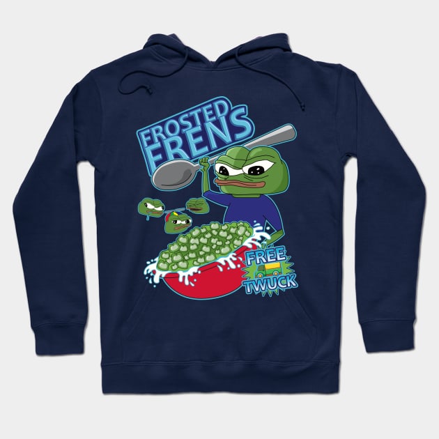 Frosted Frens Apu Cereal Hoodie by Emperor Frenguin